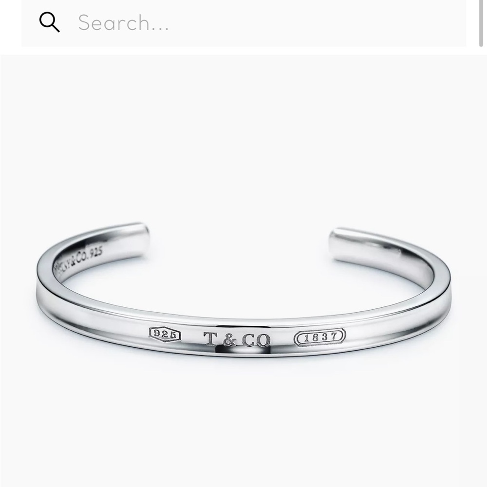 Tiffany & Co. Silver Jewelry Cuff Bracelet